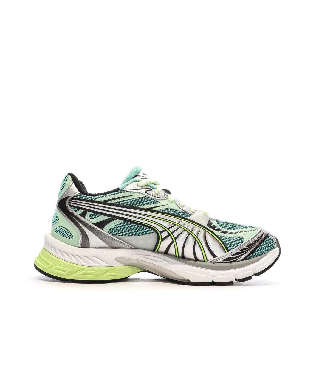 Baskets vertes/grises homme puma veritana sentient-2