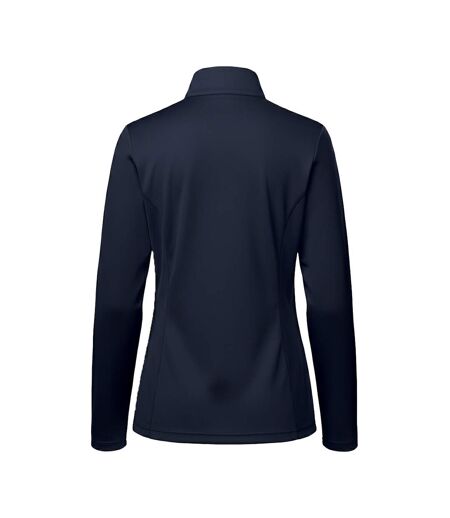 Womens/ladies Monterey Quarter Zip Sweatshirt Navy Stormtech