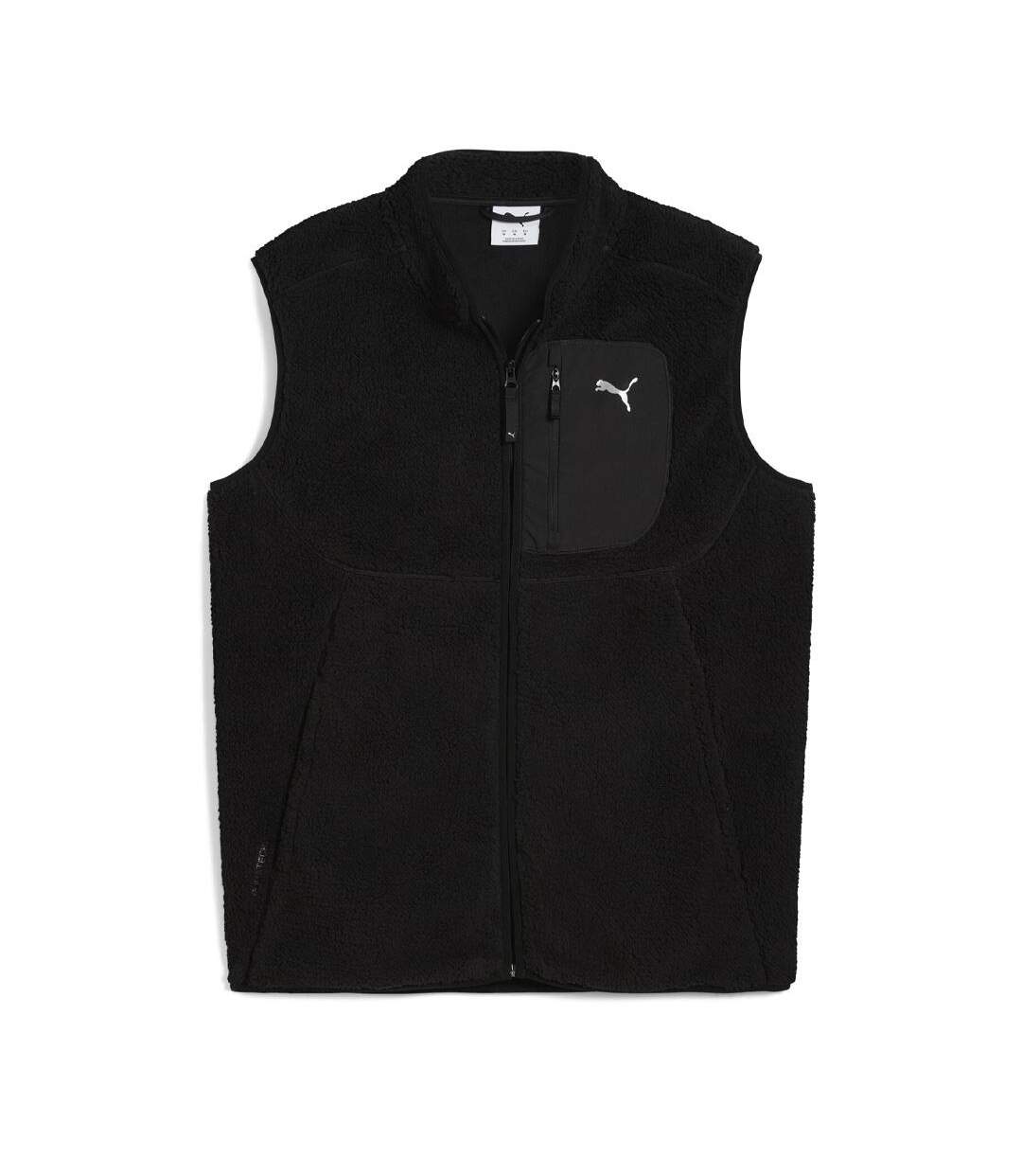 Veste sherpa noir homme puma pumatech-1