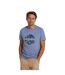 Mens Jacob Organic T-shirt Blue Animal-2