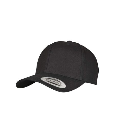 Casquette Ajustable Motif/style 6 Panneaux Noir Flexfit
