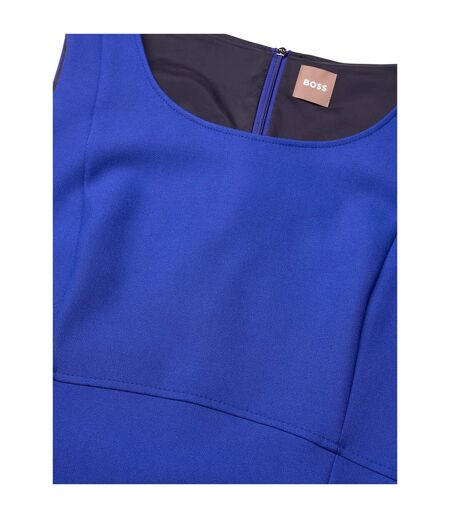 Robe Mi-longue Sans Manches Demboka Femme Bleu Vif Boss