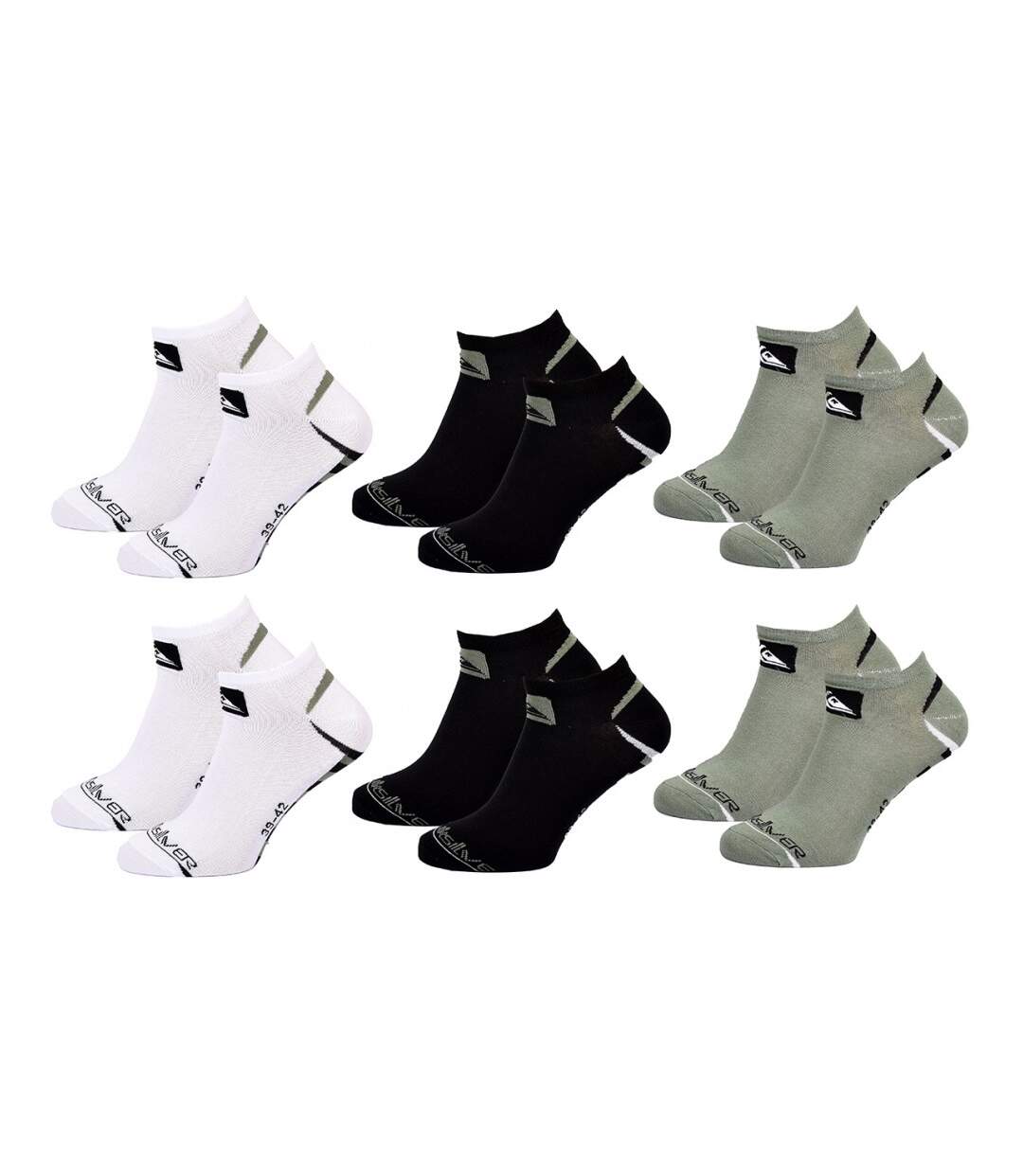 Chaussettes QUIKSILVER SNEAKER - Pack de 6-1