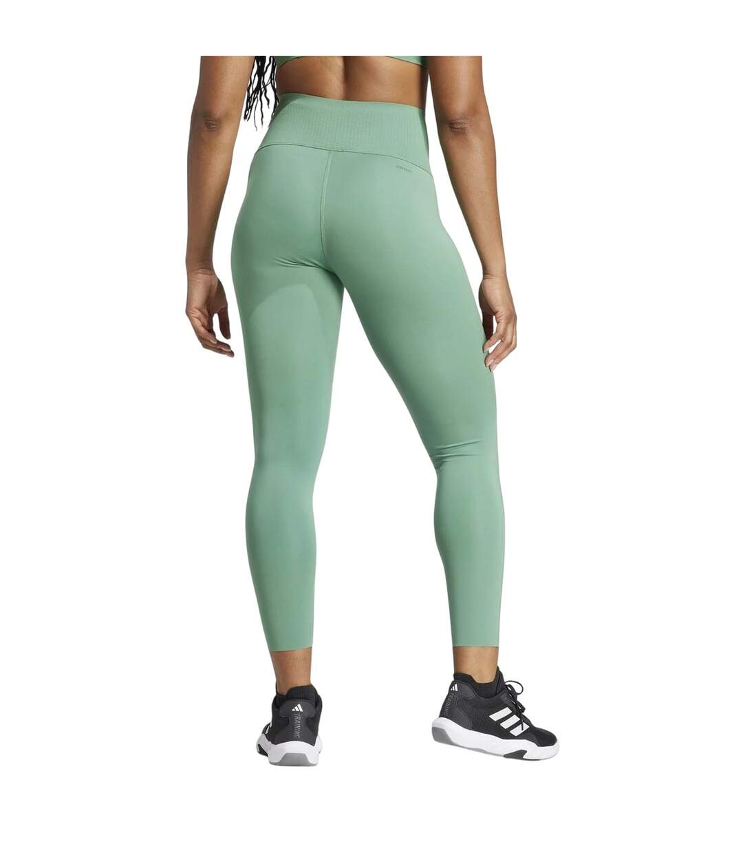 Legging 7/8 Femme Vert Adidas-3