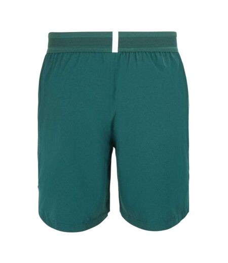 Mens Tech Contrast Tennis Shorts Forest Green Slazenger