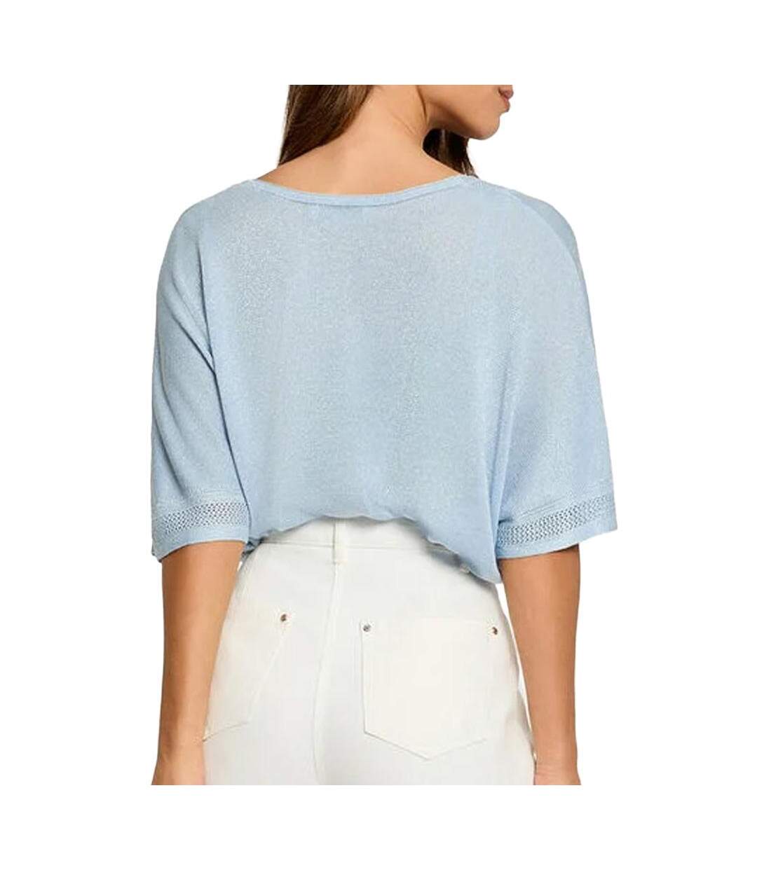 Pull bleu clair femme morgan mchris-2