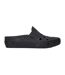 Womens/ladies Perforated Flatform Mules Black Vans-1