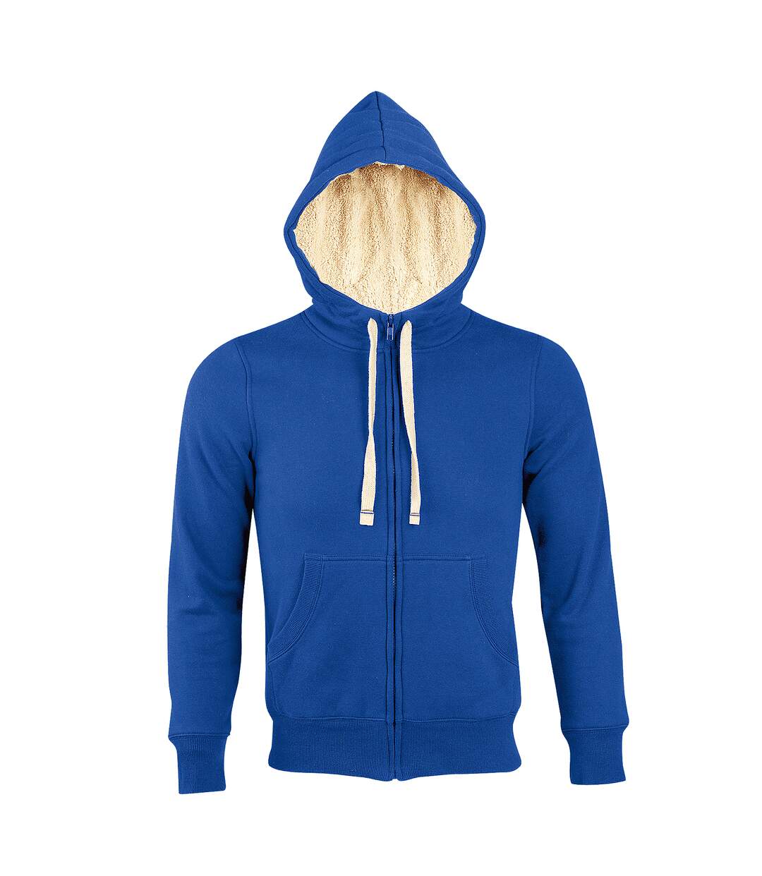 SOLS Sherpa - Sweatshirt à capuche et fermeture zippée - Homme (Bleu roi) - UTPC512