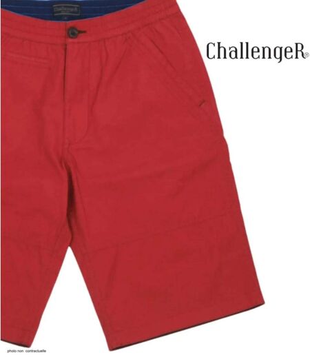 CHALLENGER IMPALA1 Bermuda à taille élastiquée en coton pour un confort absolu tout l'ét