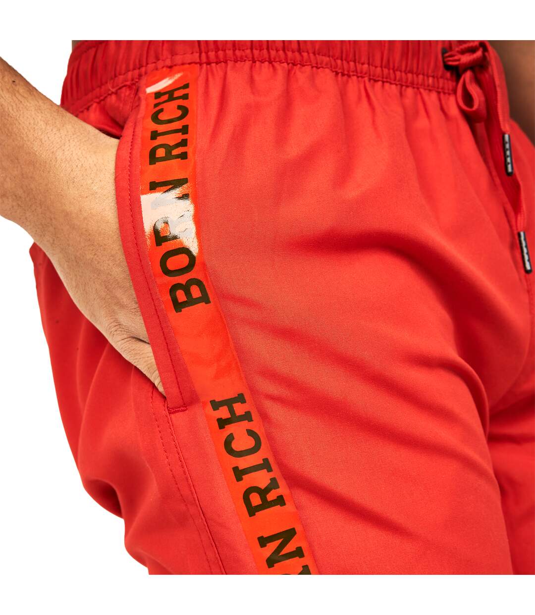 Born Rich Mens Francesco Swim Shorts (Mars Red)