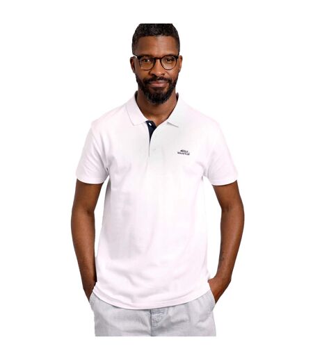 Polo miles homme blanc Weird Fish