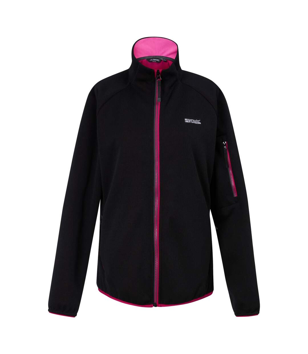 Veste Polaire Ravenhill Femme Noir Rose Fluo Regatta-2