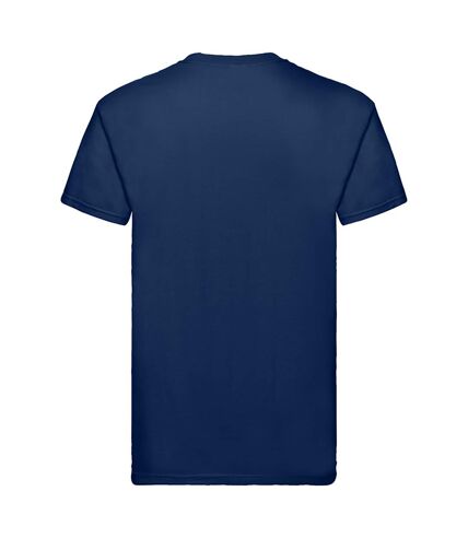Fruit Of The Loom Mens Super Premium Short Sleeve Crew Neck T-Shirt (Navy) - UTBC333