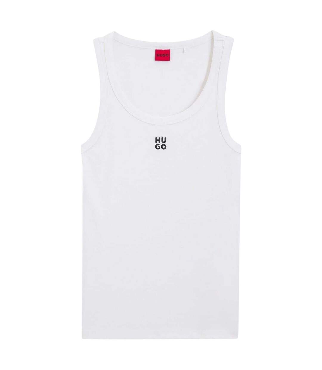 Débardeur Motif/style Logo Brodé Datamia Femme Blanc Hugo-2