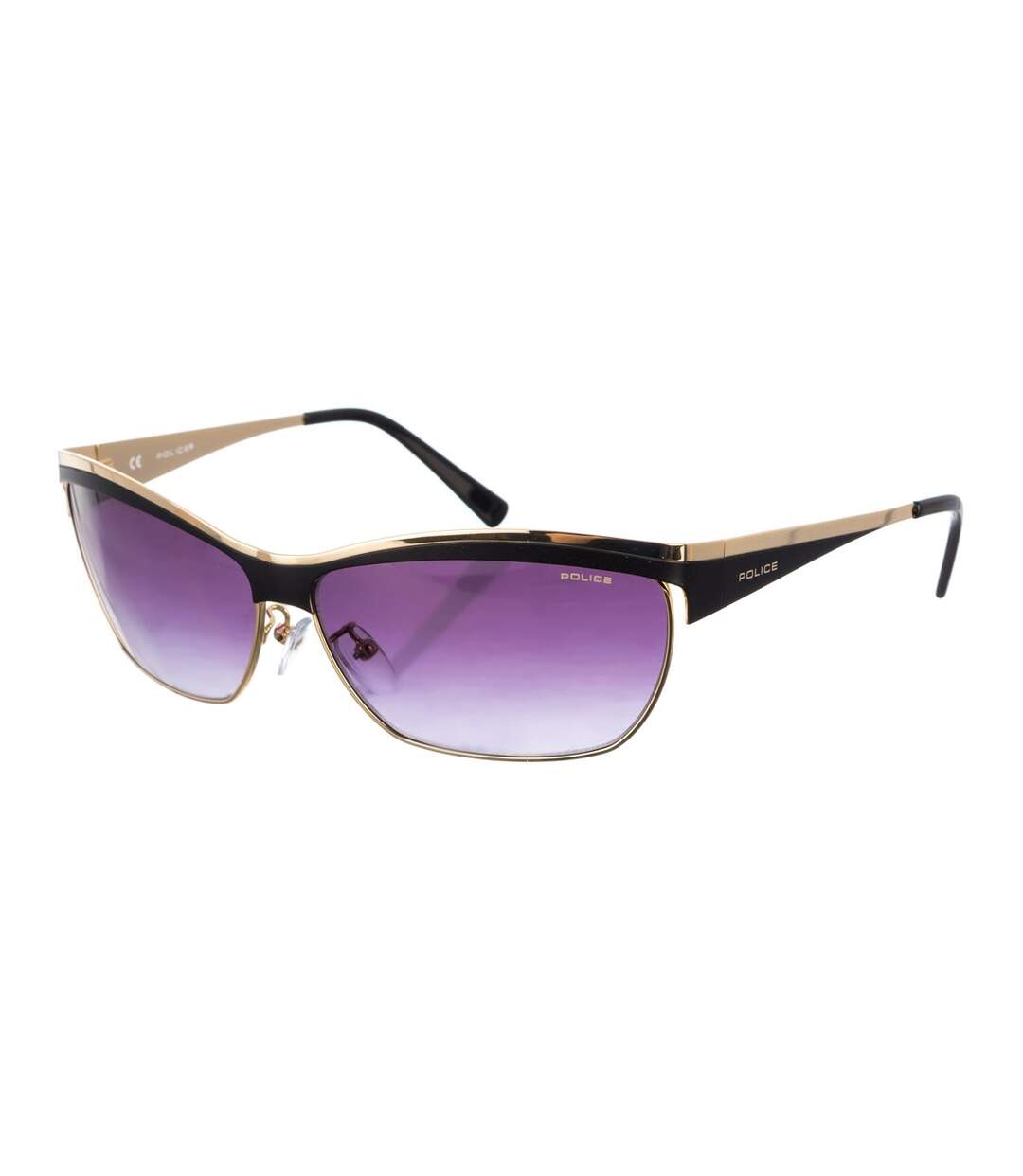 S8764 Rectangular Metal Sunglasses for Women-1
