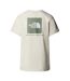 T-shirt Never Stop Exploring Femme Blanc Gris Ardoise The North Face-3