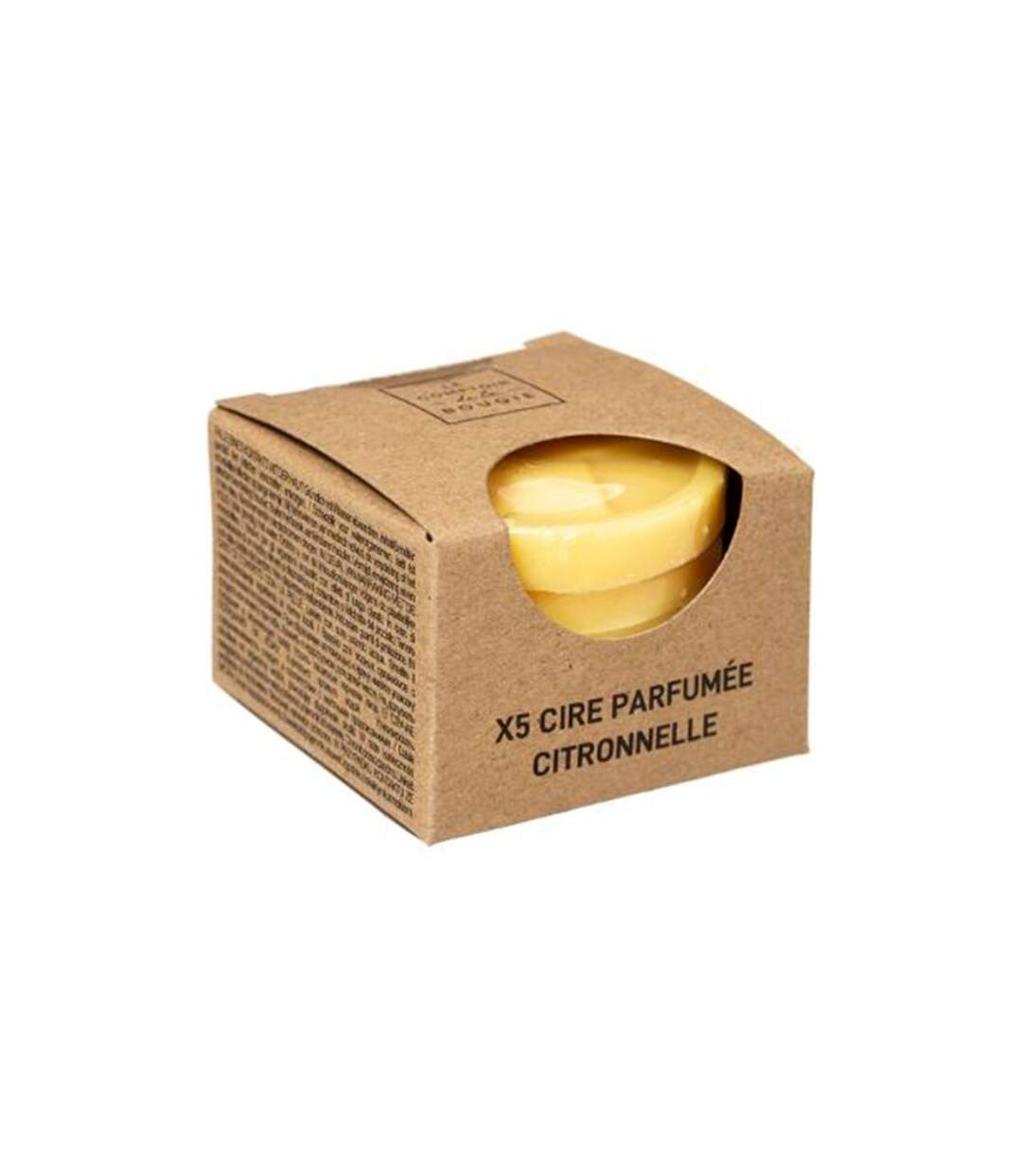 Lot de 5 Cires Parfumées à Brûler Etoile 45g Citronnelle