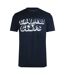T-shirt Motif Fumée Homme Bleu Marine Cavalli Class-1