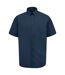 Mens D555 Lucas Stretch Kingsize Short-sleeved Shirt Navy Duke-2