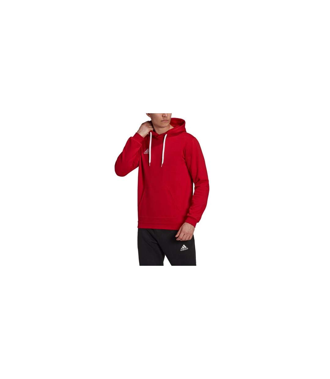 Sweat À Capuche Entrada Homme Rouge Adidas-1