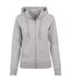 Veste À Capuche Femme Gris Chiné Build Your Brand-1