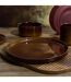 Lot de 6 Assiettes à Dessert Ysia 21cm Marron-4