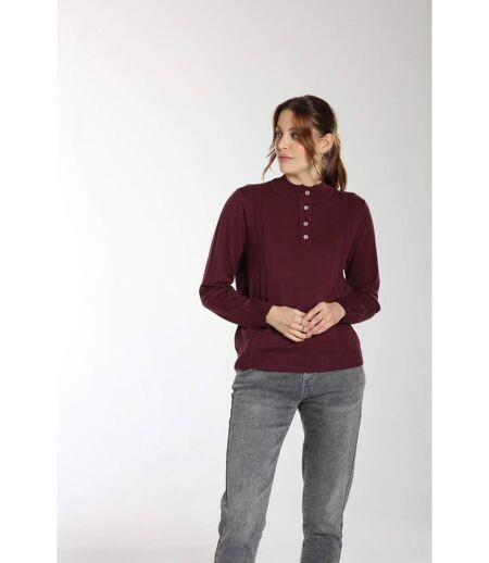 Pull Lady  | Gerard Pasquier Avec Col Pattes De Boutonnière | Gerard Pasquier