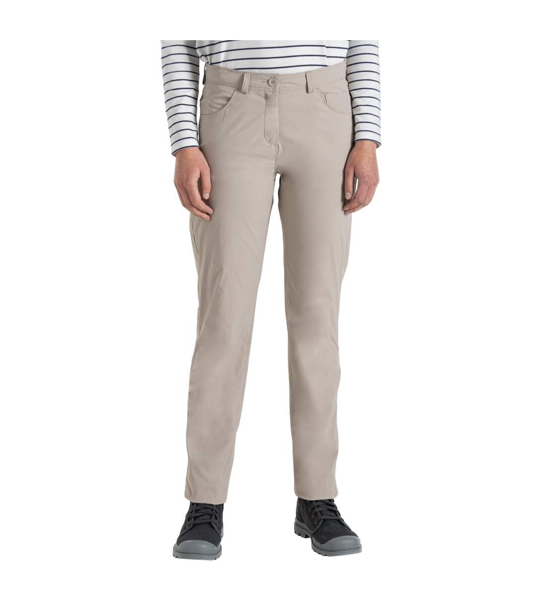 Womens/ladies Milla Nosilife Hiking Trousers Soft Mushroom Craghoppers-2