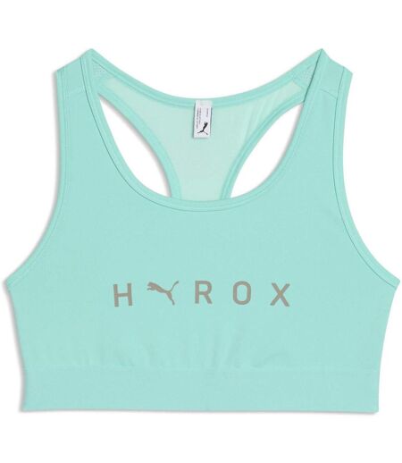 Womens/ladies Hyrox Logo Sports Bra Mint Puma
