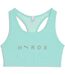 Womens/ladies Hyrox Logo Sports Bra Mint Puma-2