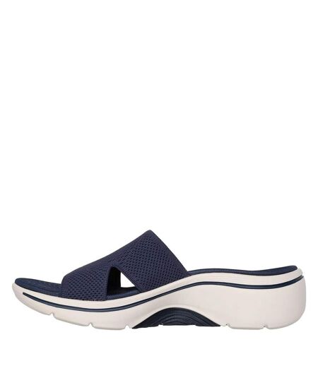 Womens/ladies Go Walk Arch Fit 2.0 Sandals Navy Skechers