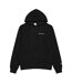 Sweat À Capuche Motif/style Logo Sur Poitrine Homme Noir Champion-2