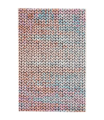 Tapis salon et chambre tissé en acrylique motif simple DABAR