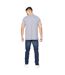 Polo cratmoore homme gris foncé chiné Crosshatch