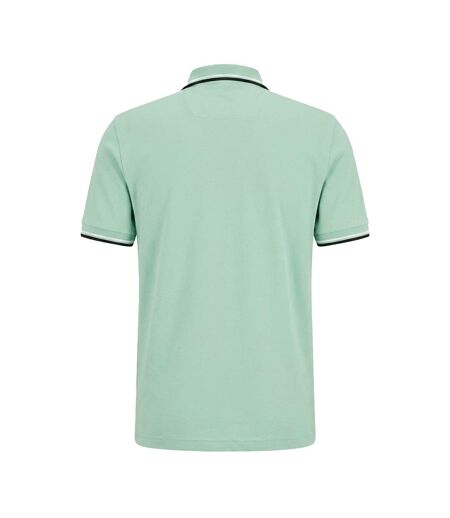 Mens Paddy Short-sleeved Polo Shirt Green Boss