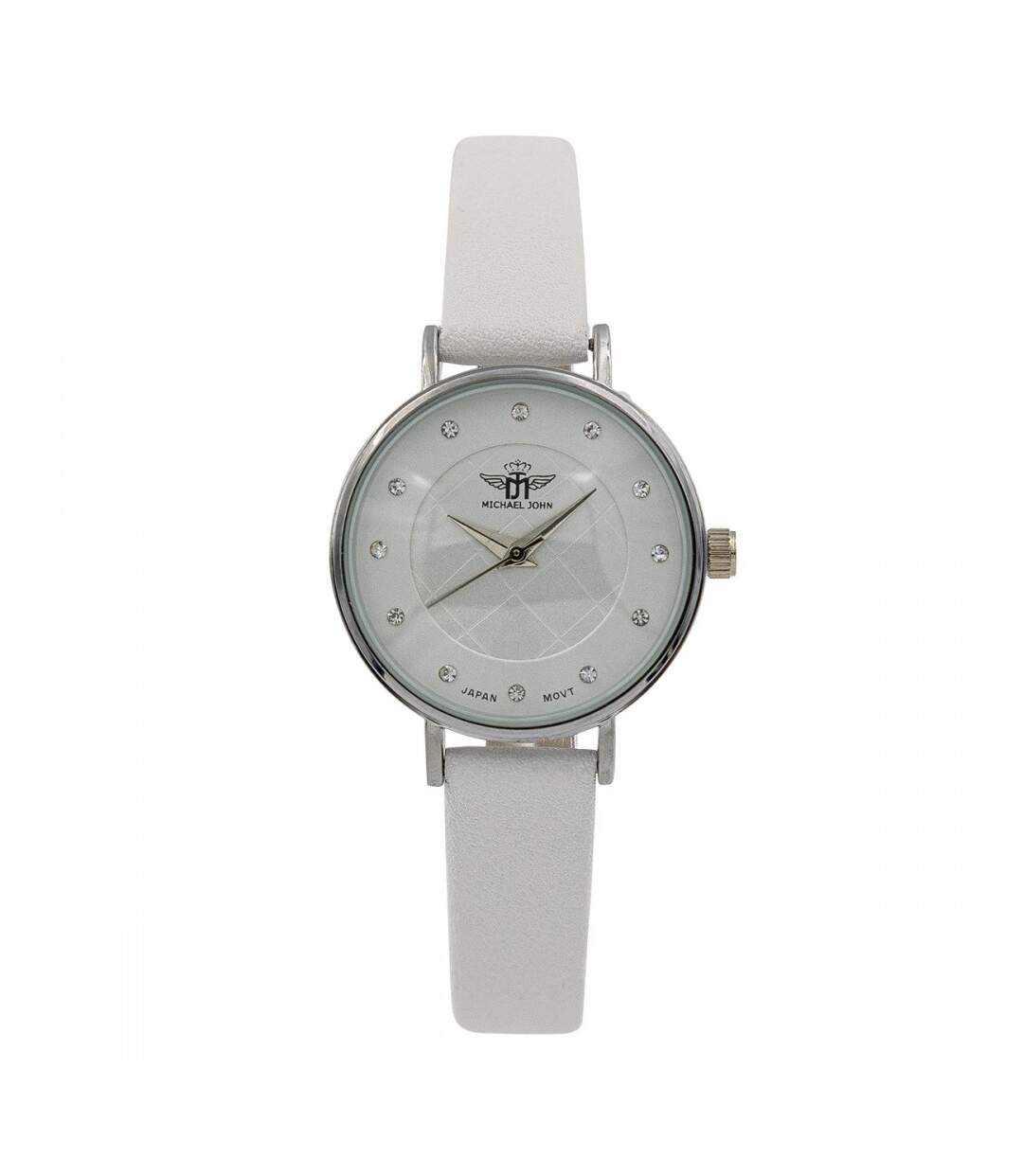 Montre Femme Bracelet Blanc M. JOHN