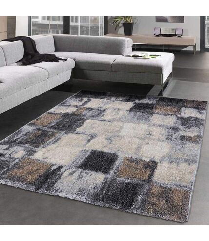 Tapis salon et chambre tissé motif géométrique ELEGANT 04