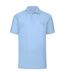 Fruit Of The Loom Mens 65/35 Pique Short Sleeve Polo Shirt (Sky Blue)