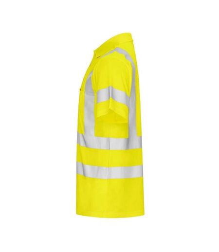 Mens Prio Pique High-vis Polo Shirt Yellow Projob