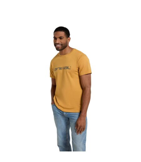 T-shirt classico homme jaune Animal Animal