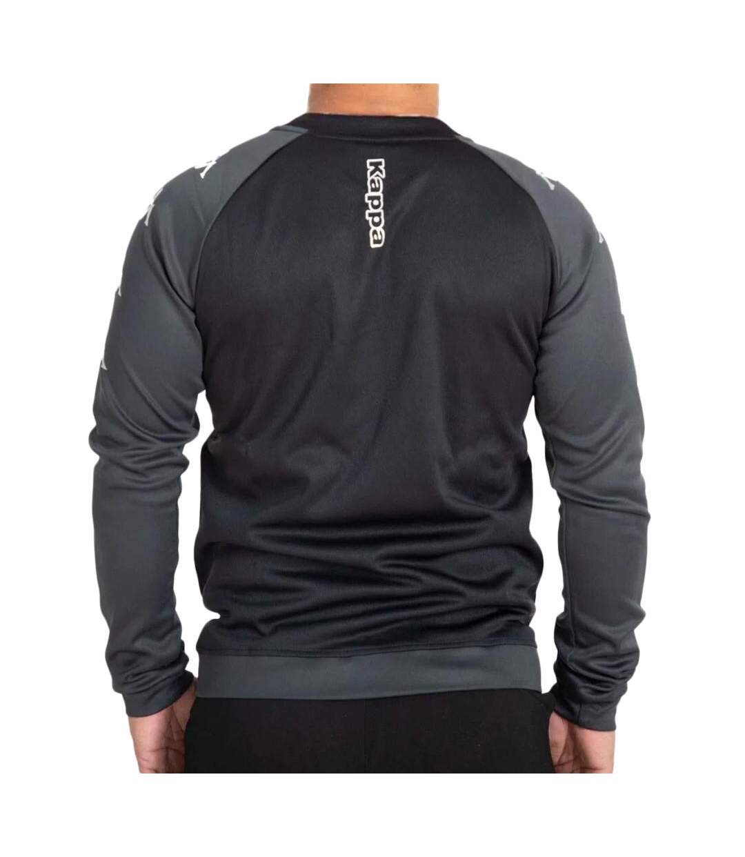 Veste noire homme kappa soccer verone-2