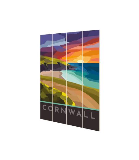 Georgina Westley - Plaque CORNWALL STAINED GLASS (Multicolore) (40 cm x 59 cm) - UTPM6970