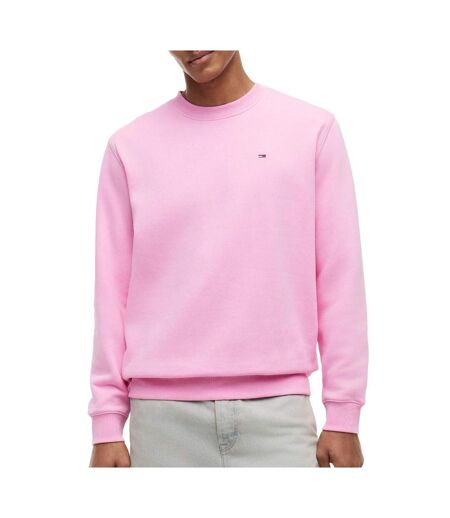Sweat rose homme tommy hilfiger reg flag crews