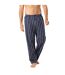 Pyjama long droit ouvert homme Popeline Eminence-2