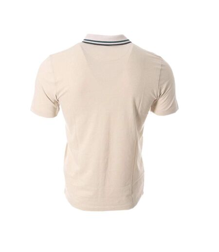 Polo beige/vert homme jack & jones paulos play - l