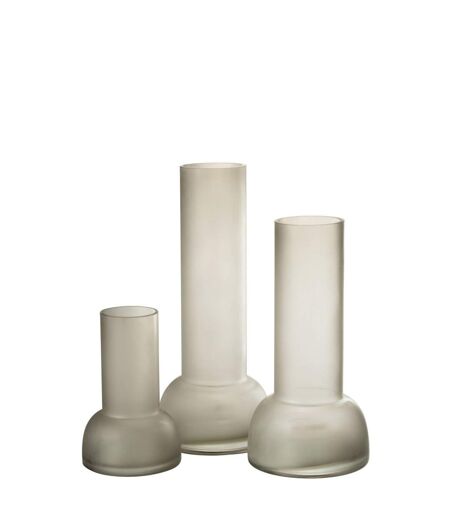 Vase Chandelier en Verre Yoko 32cm Grège