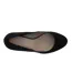Womens/ladies Almond Stiletto Heel Shoes Black Linea-4