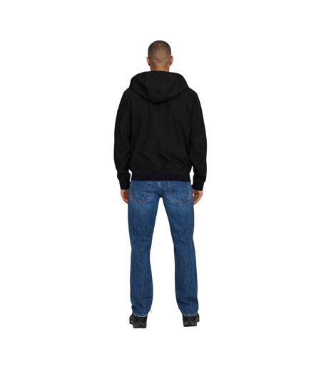 Mens Bowie Hooded Soft Shell Jacket Black Only