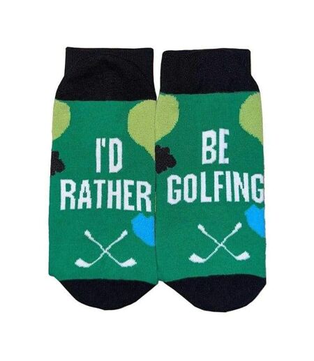 Mens Cotton Blend Golf Socks Multicoloured Star
