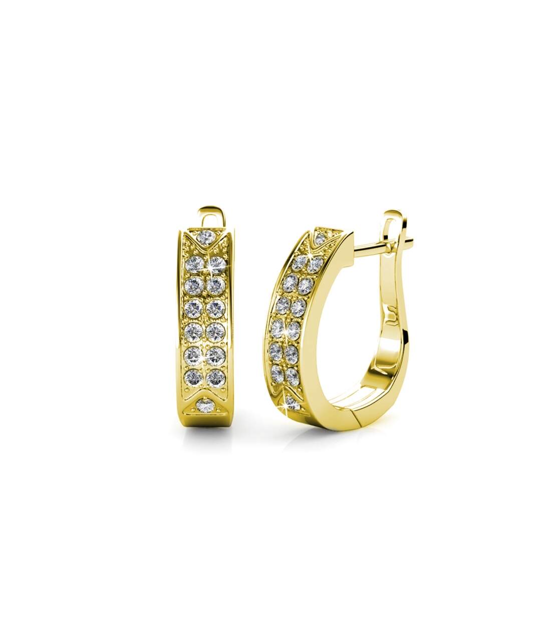 Boucles d'oreilles Meg Hoop, Cristal d'Autriche-1